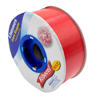 LISTON RIBOCEL LISO 9 ROJO 50M 04