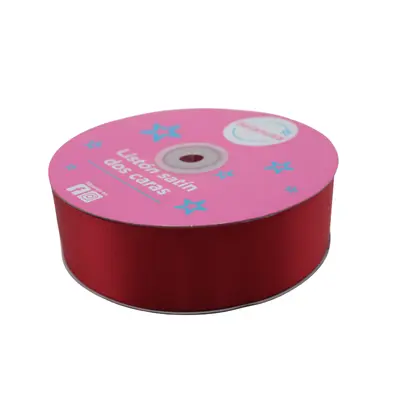 LISTON SATIN #9 (3.8CM) 50Y ROJO 250