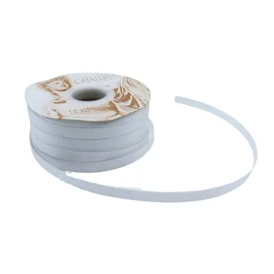 LISTON TELA ANCHO 1 BLANCO 50M