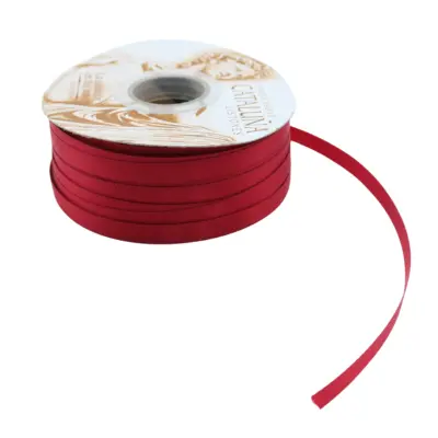 LISTON TELA ANCHO 1 ROJO 50M