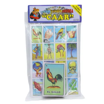 LOTERIA 20 CARTAS CAAR MORADA