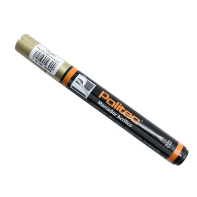 [7501139193999] MARCADOR ACRILICO POLITEC ORO 700