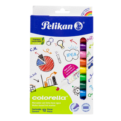 [7501015207796] MARCADOR AGUA C12 PELIKAN COLORELLA