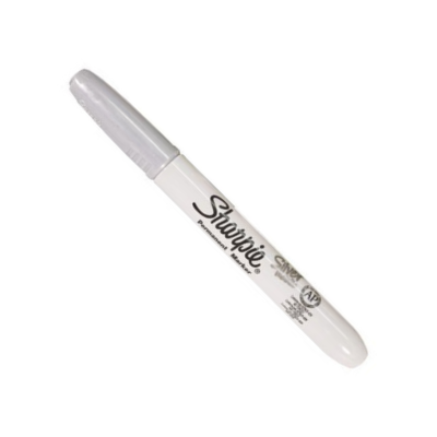 MARCADOR PERMANENTE FINO PLATA SHARPIE