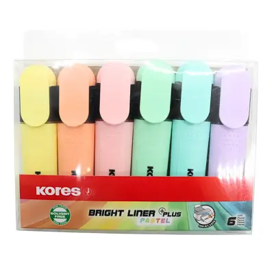[9023800361660] MARCATEXTOS PASTEL BRIGHT LINE PLUS C6 KORES 36166