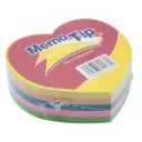 NOTAS ADHESIVAS FIGURA CORAZON 7X7 250H MEMOTIP JANEL