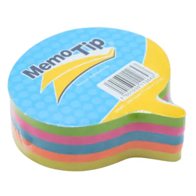 [7501035112643] MEMOTIPS FIGURA PENSAMIENTO 250H NEON JANEL