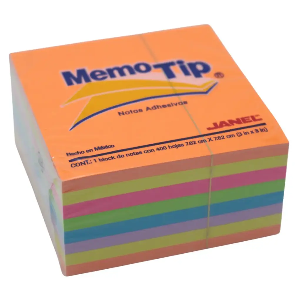 [7501035102811] MEMOTIPS 3X3 NEON 400H JANEL