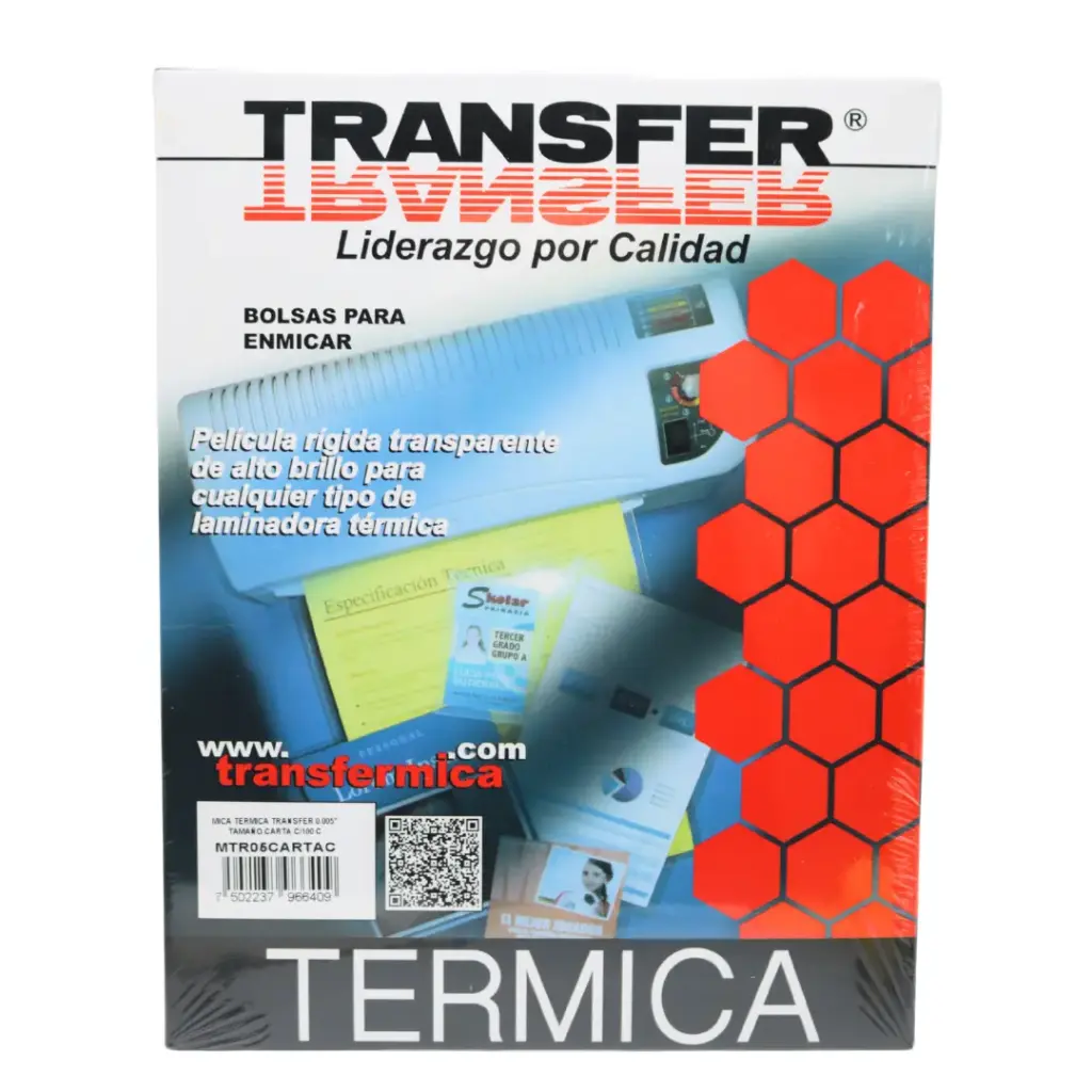 MICA TERMICA CARTA 5" TRANSFER