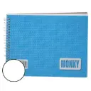 CUADERNO ITALIANO BLANCO 100H ESP MONKY