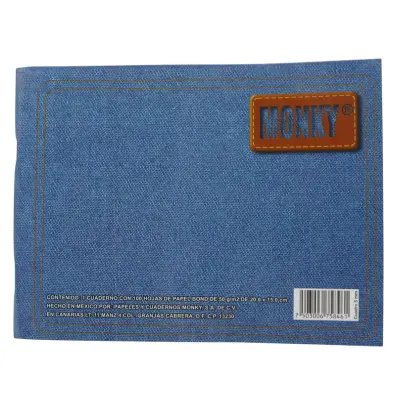 [7503006758461] CUADERNO ITALIANO GRAPA C5 100H MONKY