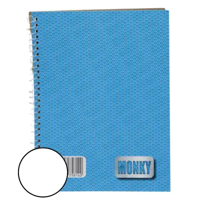 CUADERNO PROF BLANCO 100H MONKY