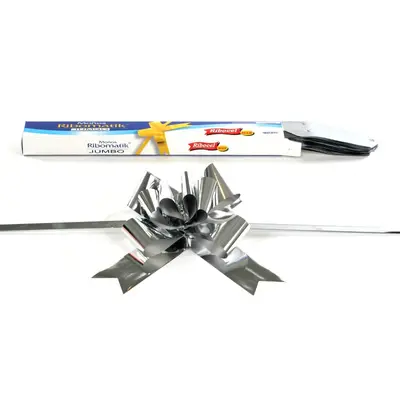 MOÑO RIBOMATIK METALICO JUMBO PLATA C20