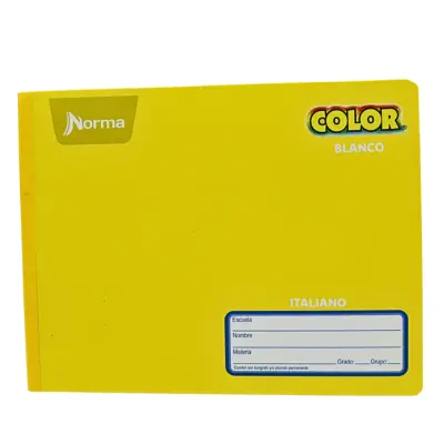 [7702111812994] CUADERNO COSIDO ITALIANO BLANCO 100H NORMA 360