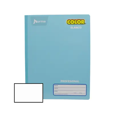 CUADERNO COSIDO PROF BLANCO 100H NORMA 360