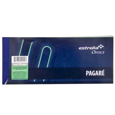 [602760000247] PAGARE 50H ESTRELLA 024