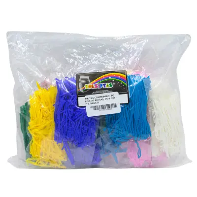 PAPEL CHINA COMPRIMIDO MULTICOLOR C20 BOLZIPTAS