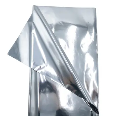 [7506288808220] PAPEL REGALO METALICO LISO PLATA NAVIPLASTIC