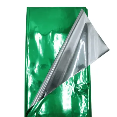 PAPEL REGALO METALICO LISO VERDE NAVIPLASTIC