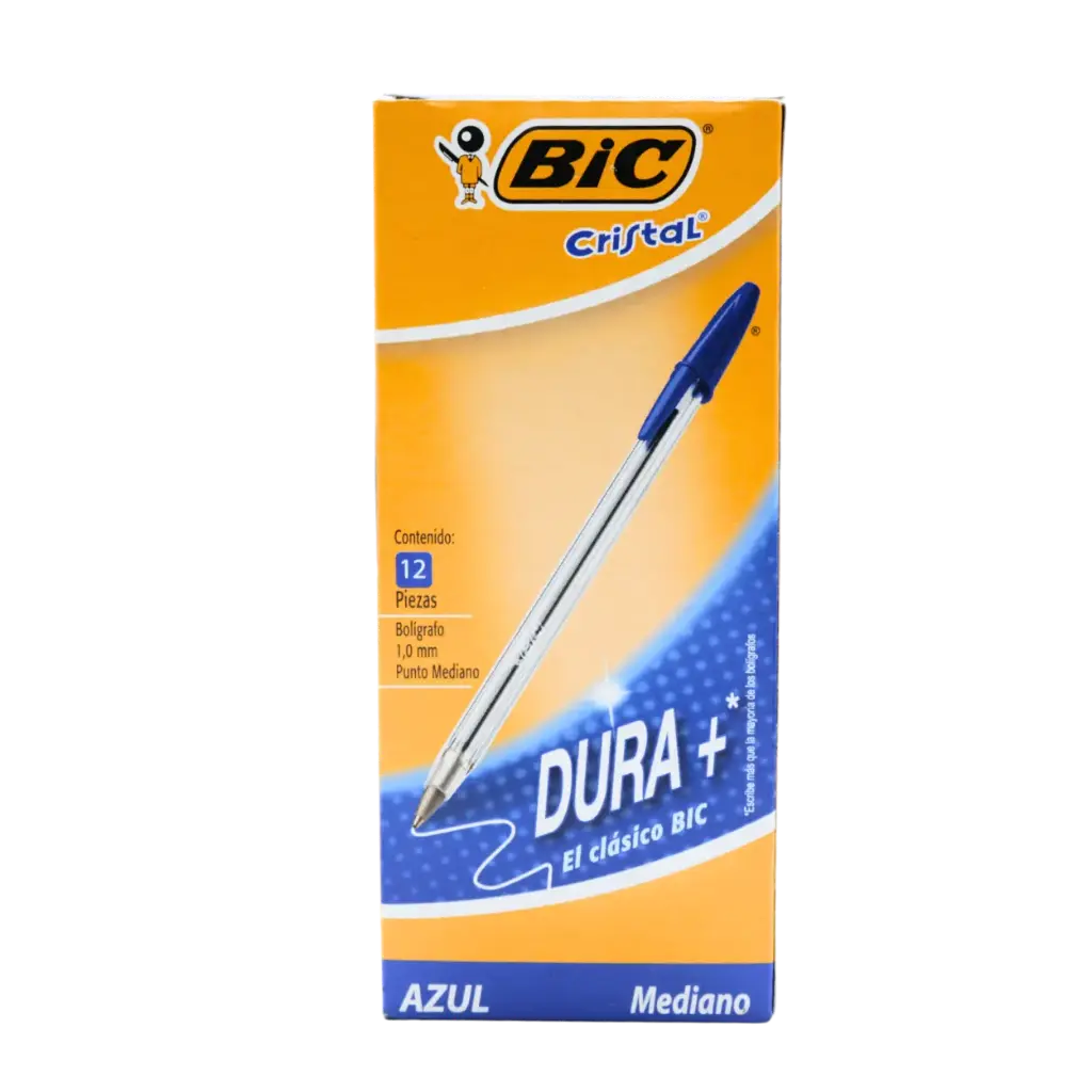 [PPBMA] PAQ PLUMA BIC MED AZUL C12