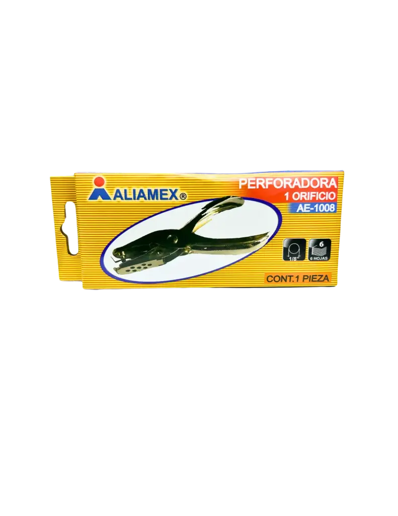[7502224100335] PERFORADORA 1 HOYO ALIAMEX 1/8" AE-1008