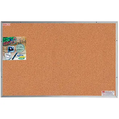 [7501511100584] PIZARRON CORCHO 90X60 ESCO MARCO ALU