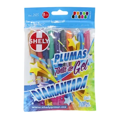 [7502276782251] PLUMA GEL SHELY MED C10 2605