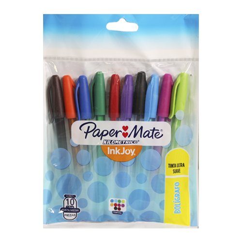 [7501030682356] PLUMA PAPERMATE KILOMETRICO 1.0MM SURTIDO C10