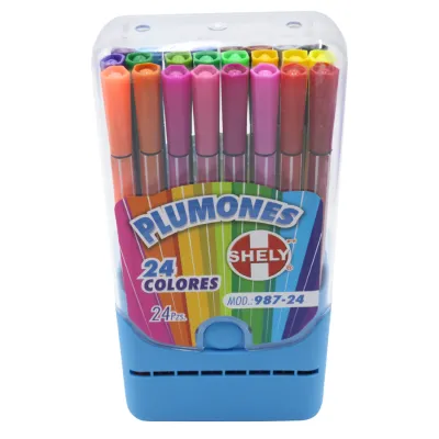 [07502276781773] PLUMINES C24 ESTUCHE SHELY 987-24