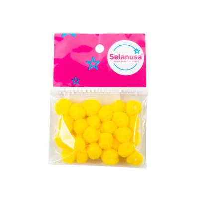 [7506305176820] POMPON 13MM AMARILLO 14 C25 PZ