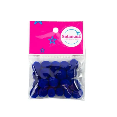 [7506305176813] POMPON 13MM AZUL REY 09 C25