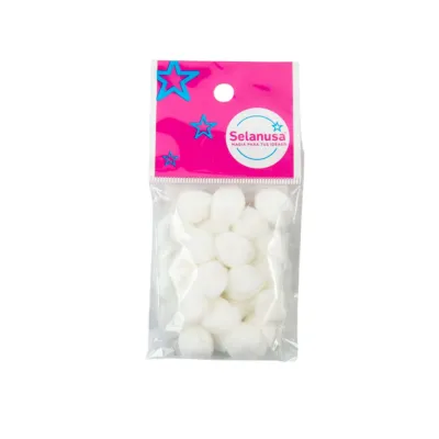 POMPON 13MM BLANCO 01 C25