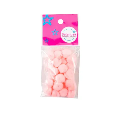[7506305165763] POMPON 13MM ROSA PALIDO 10 C25