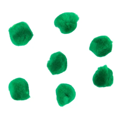POMPON 13MM VERDE BANDERA 06 C25