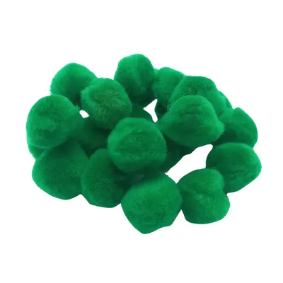 POMPON 18MM VERDE BANDERA 06 C25