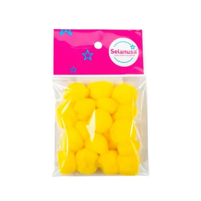 POMPON 25MM AMARILLO 14 C25