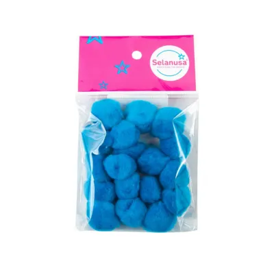 [7506305177049] POMPON 25MM AZUL TURQUESA 29 C25