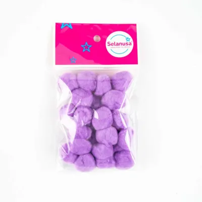 POMPON 25MM LILA 23 C25