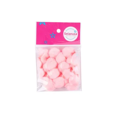 POMPON 25MM ROSA PALIDO 10 C25