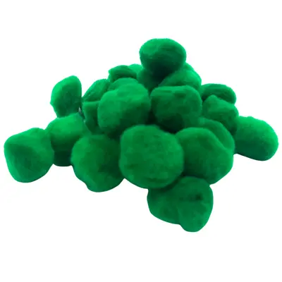 POMPON 25MM VERDE BANDERA 06 C25