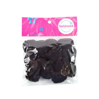 [PP38M20] POMPON 38MM NEGRO 20 C20