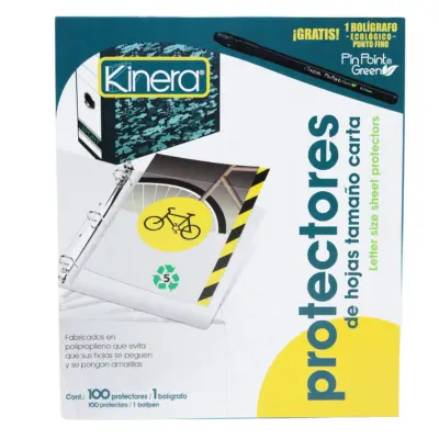 [7501428704868] PROTECTOR HOJA CARTA KINERA C100