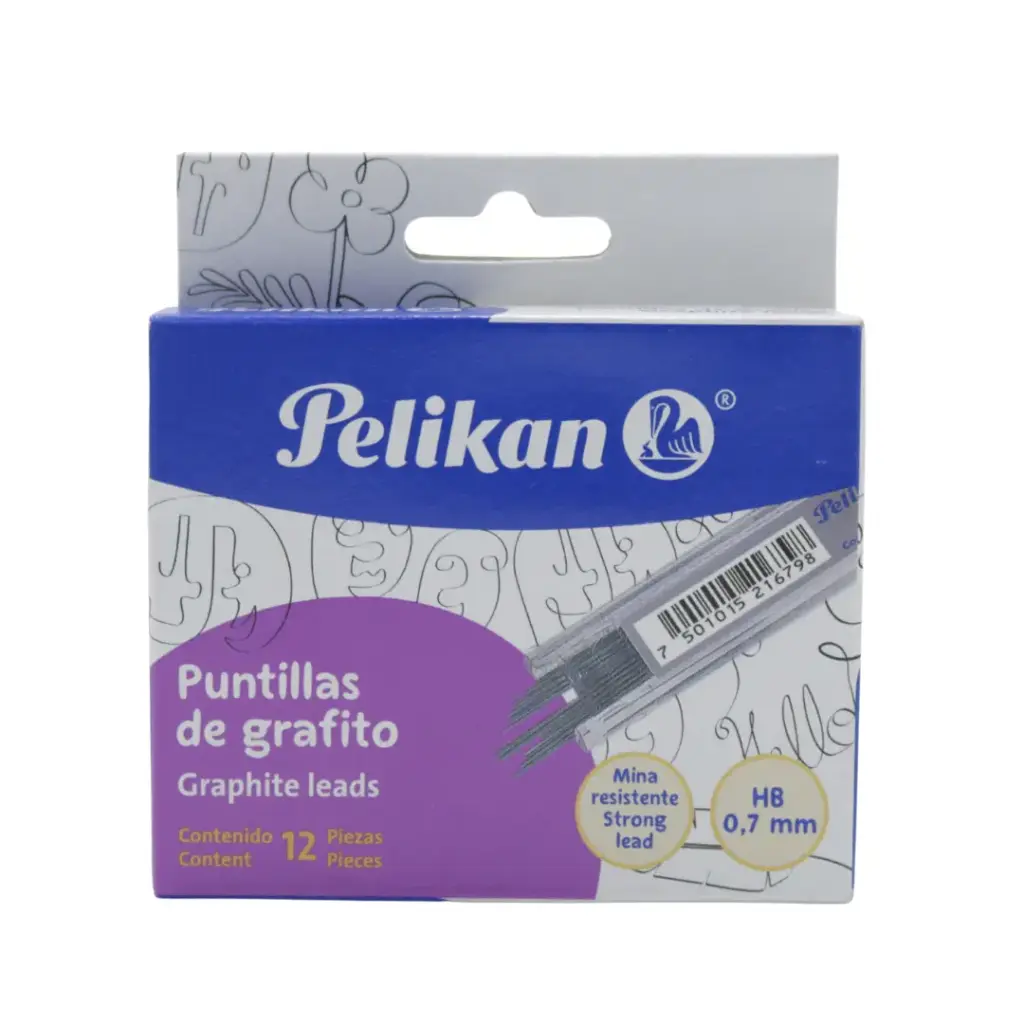 [7501015216798] PUNTILLAS 0.7MM PELIKAN C12