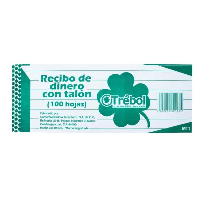 [7502219021485] RECIBO DINERO TREBOL M11