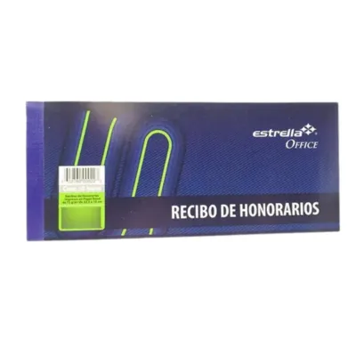 [602760000223] RECIBO HONORARIOS ESTRELLA BLOCK 50H