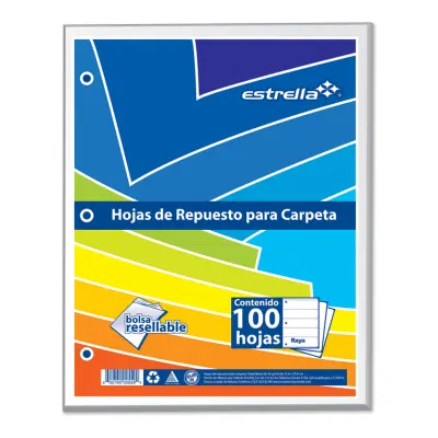 REPUESTO CARPETA RY C100 ESTRELLA 557