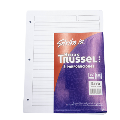 REPUESTO CARPETA 75GR RY C100 TRUSSEL 1144