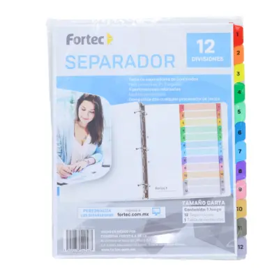 [7502278542563] SEPARADOR 12 DIVISIONES FORTEC