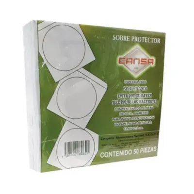 [7501090180601] SOBRE CD BLANCO CANSA
