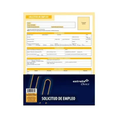 SOLICITUD EMPLEO ESTRELLA